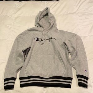 Champion Hoodie Men’s S Grey/Black